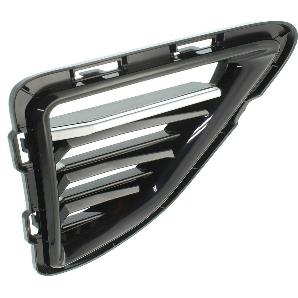 DAT AUTO PARTS Front Right Passenger Side Fog Light Cover Grille Molding Bumper Insert Replacement For 2016 2017 2018 Chevrolet Camaro SS Black Tex...