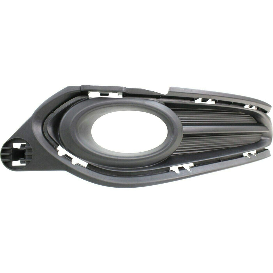 DAT AUTO PARTS Front Left Driver Side Fog Light Hole Bezel Lamp Cover Trim Molding Bumper Insert Replacement For 2016 2017 2018 Honda HRV Black Tex...