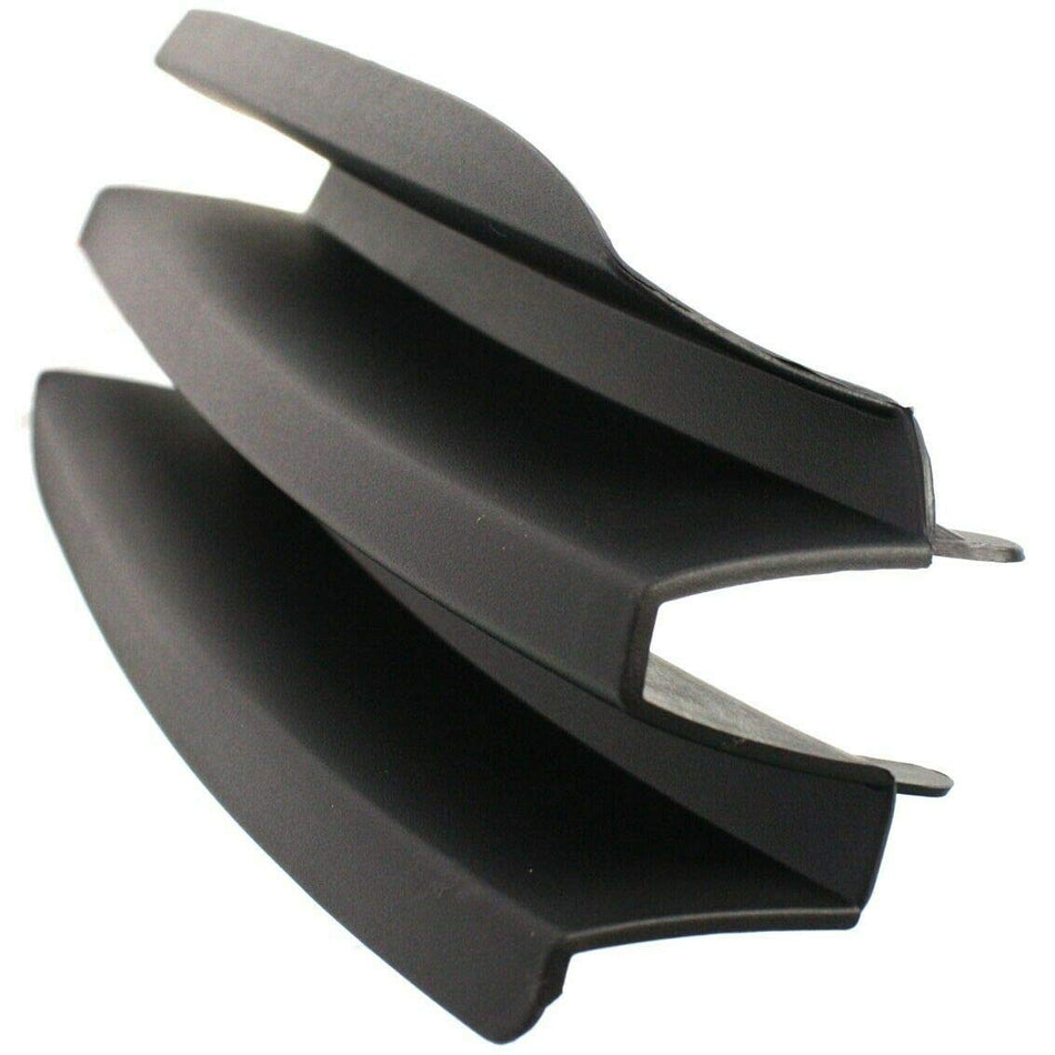 Bumper Fog Light Hole Cover Molding Trim Fits 2008-2010 Chrysler Town and Country Front Passenger Side Matte Gray CH1039108