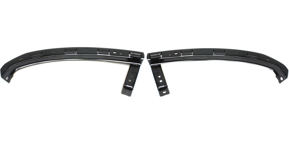DAT AUTO PARTS Front Left Driver & Right Passenger Side Bumper Cover Bracket Set of 2 Replacement for 2001-2005 Honda Civic All Models Black Steel ...