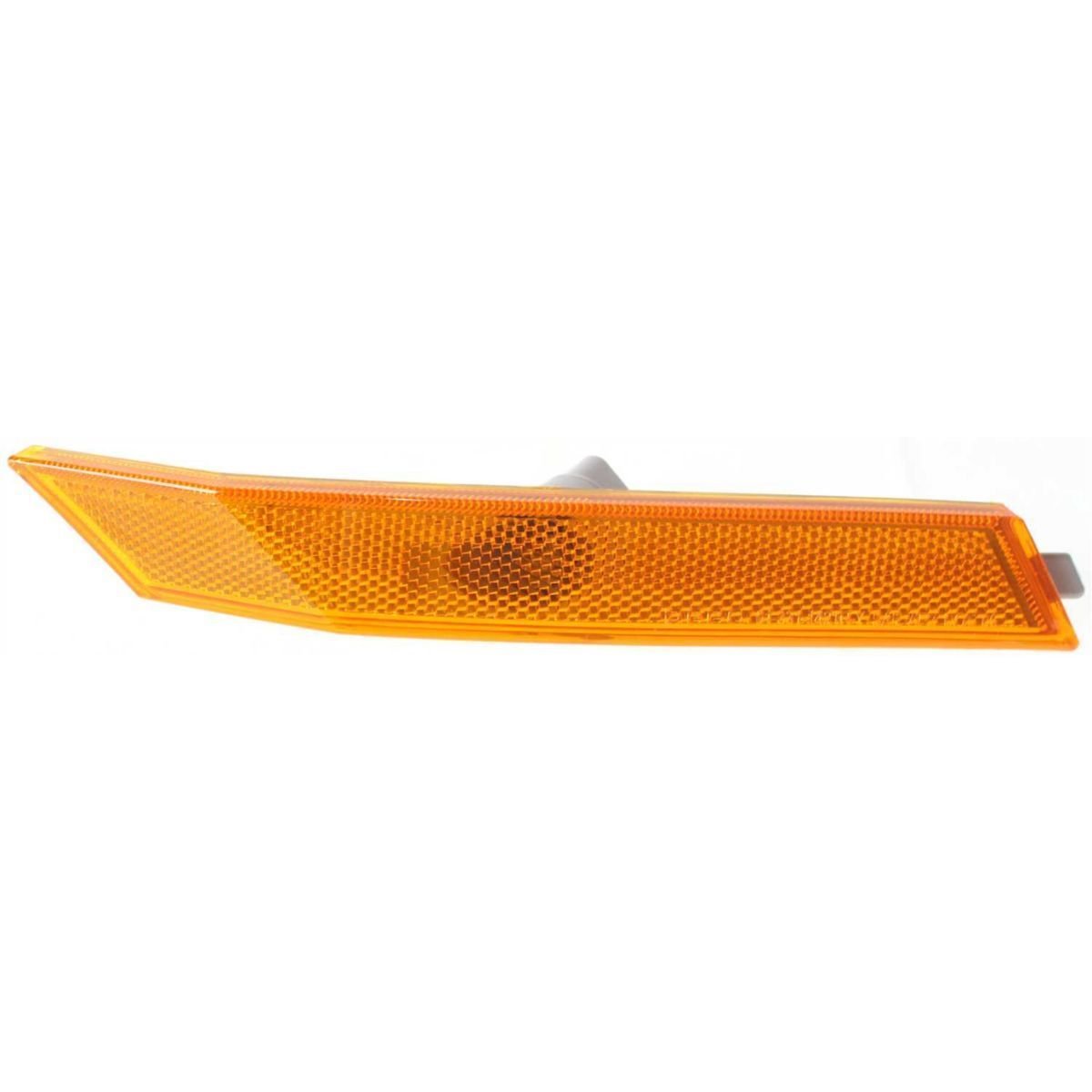 DAT AUTO PARTS Front Right Passenger Side Bumper Lens Reflector Signal Marker Light Orange Lamp Plastic Assembly Replacement For 2006-2009 Ford Fus...