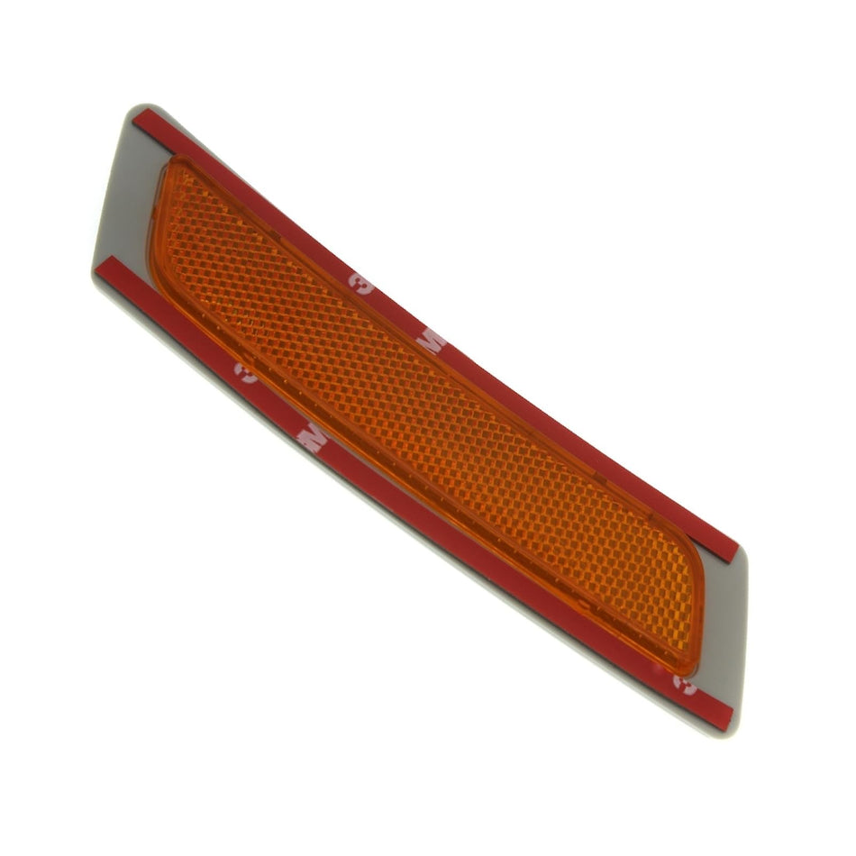 Front Driver Side Bumper Reflector Fits 2011-2013 BMW 5 Series 2012-2018 BMW 6 Series Amber Lens BM1084100 63147203265