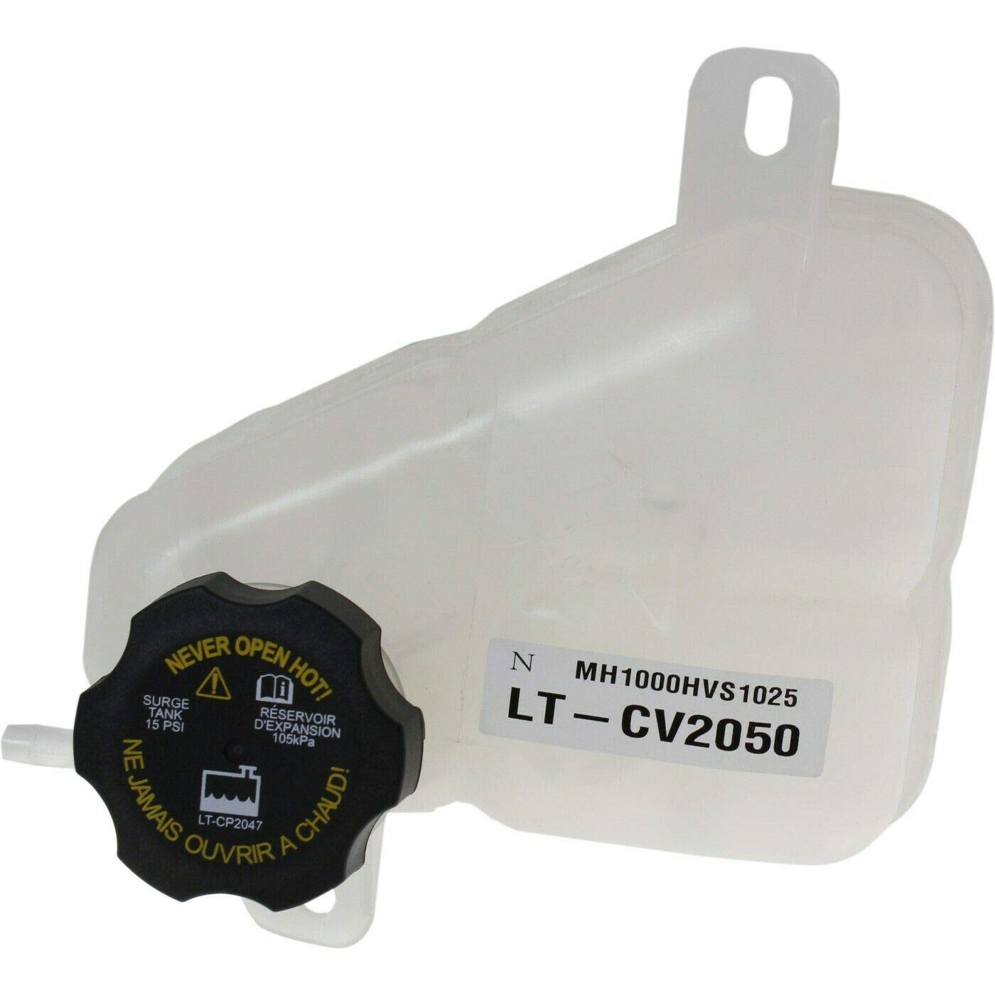 DAT AUTO PARTS Engine Coolant Recovery Bottle Overflow Tank With Cap Replacement for 2007-2012 Chevrolet Malibu 2007-2010 Pontiac G6 2007-2009 Satu...