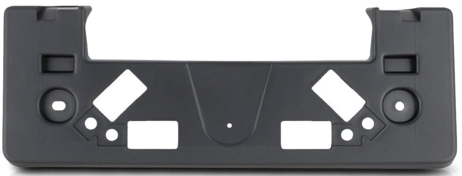 DAT AUTO PARTS Front Bumper License Plate Bracket Frame Cover Tag Holder Replacement For 2011-2012 Nissan Leaf Black Textured Plastic NI1068158 962...
