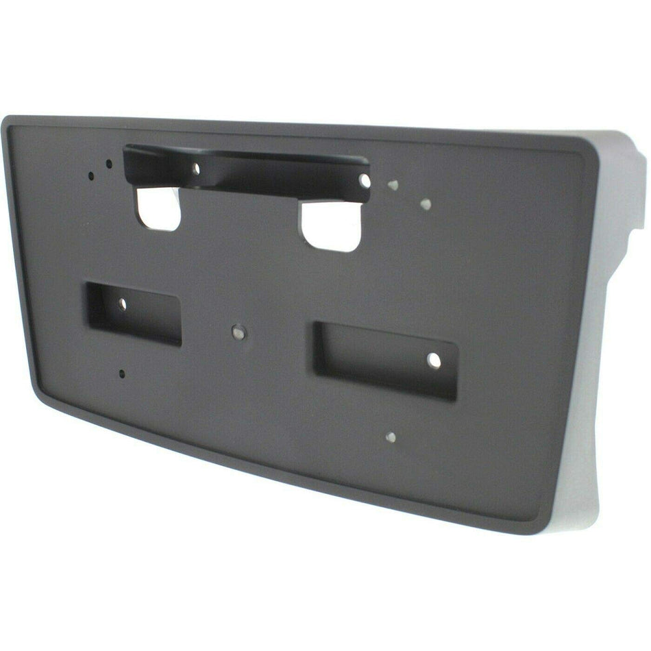 DAT AUTO PARTS Front License Plate Bracket Taag Holder Frame Replacement for 2014-2015 Chevrolet Silverado 1500 Series Black Textured Made of Plast...