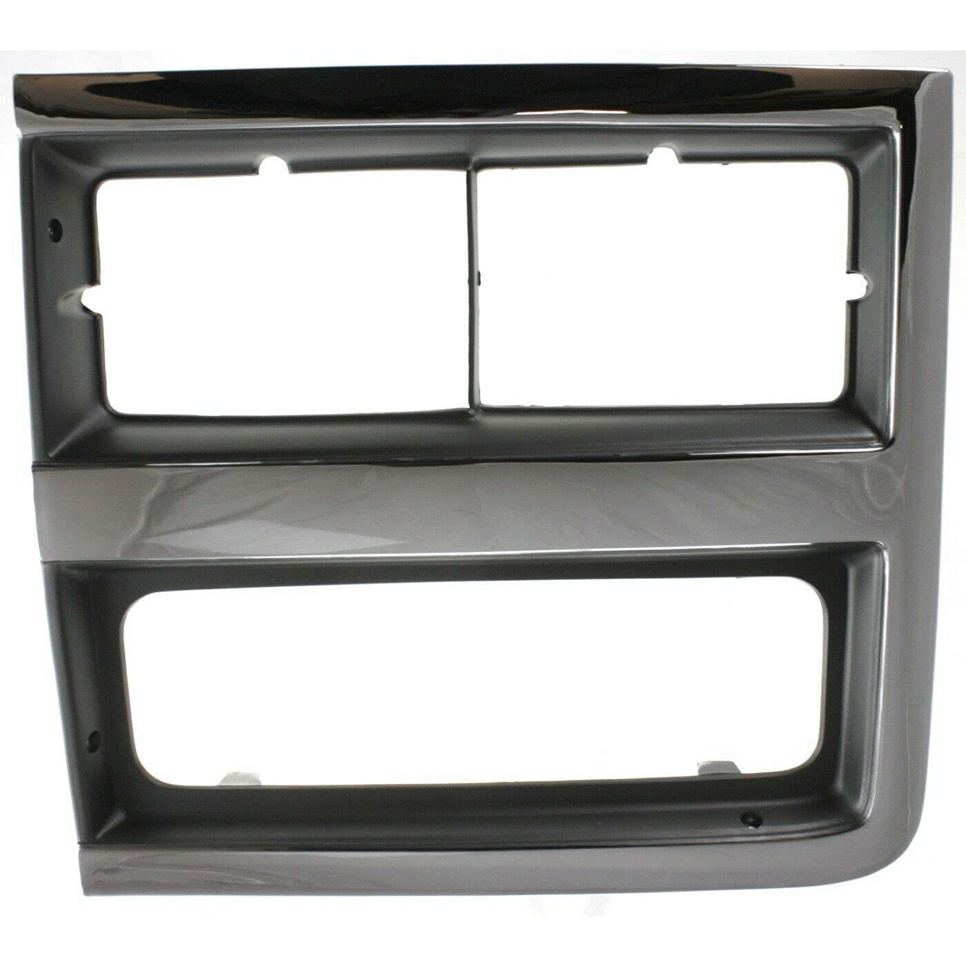 DAT AUTO PARTS Front Left Driver Side Head Light Door Replacement For 89 - 91 Chevrolet Suburban Chrome Finish GM2512161 15628669