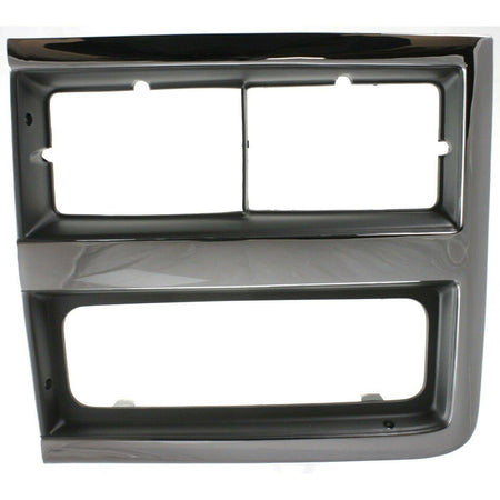 DAT AUTO PARTS Front Left Driver Side Head Light Door Replacement For 89 - 91 Chevrolet Suburban Chrome Finish GM2512161 15628669