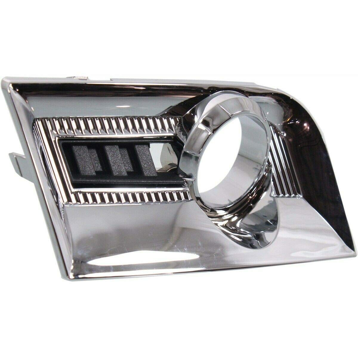 DAT AUTO PARTS Front Left Driver Side Fog Lamp Bezel Light Hole Cover Trim Molding Bumper Insert Replacement for 2010-2015 GMC Terrain Except Denal...