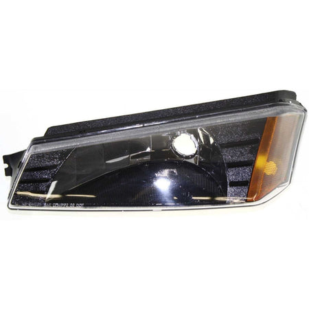 DAT AUTO PARTS Front Left Driver Side Corner Park Turn Signal Light Lamp Lens Housing with Cladding Replacement for 2002-2006 Chevrolet Avalanche 1...