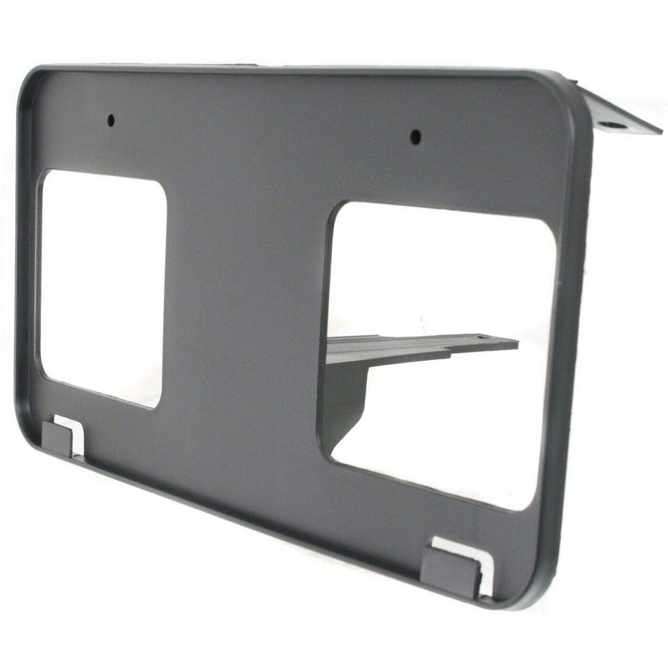 Front Bumper License Plate Frame Tag Mounting Bracket Holder Replacement for 1999-2004 Ford F150 Pickup Truck Light Duty Crew Cab and HD Models Bla...
