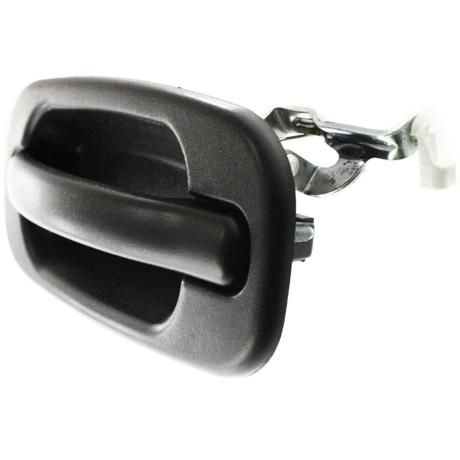 Rear Driver Side Exterior Door Handle Fits 1999-2007 Chevy Silverado Suburban Tahoe Avalanche GMC Black Textured GM1520105
