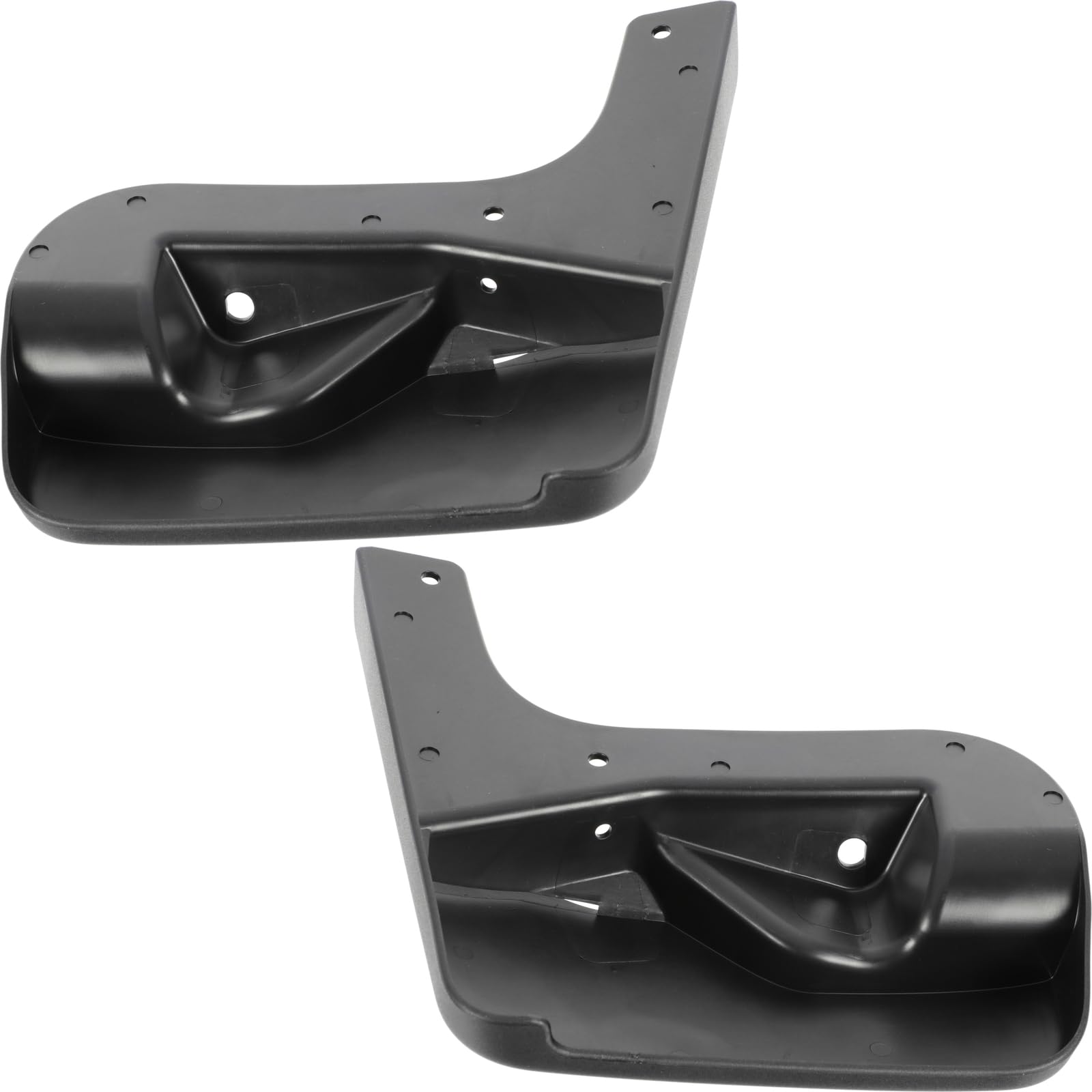 Front Left & Right Side PAIR, Mud Splash Flap Guard, Fits 2019–2021 Chevrolet Pickup Silverado 1500 & 2022 Silverado 1500 Limited, Textured Black P...