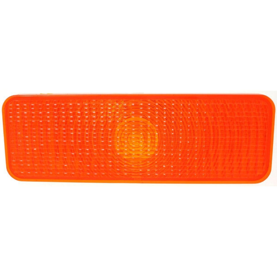 DAT AUTO PARTS Front Left Driver Or Right Passenger Side Parking Light Assembly Replacement For 1980 - 1986 Ford Bronco Amber Lens FO2520101 E1TZ13...