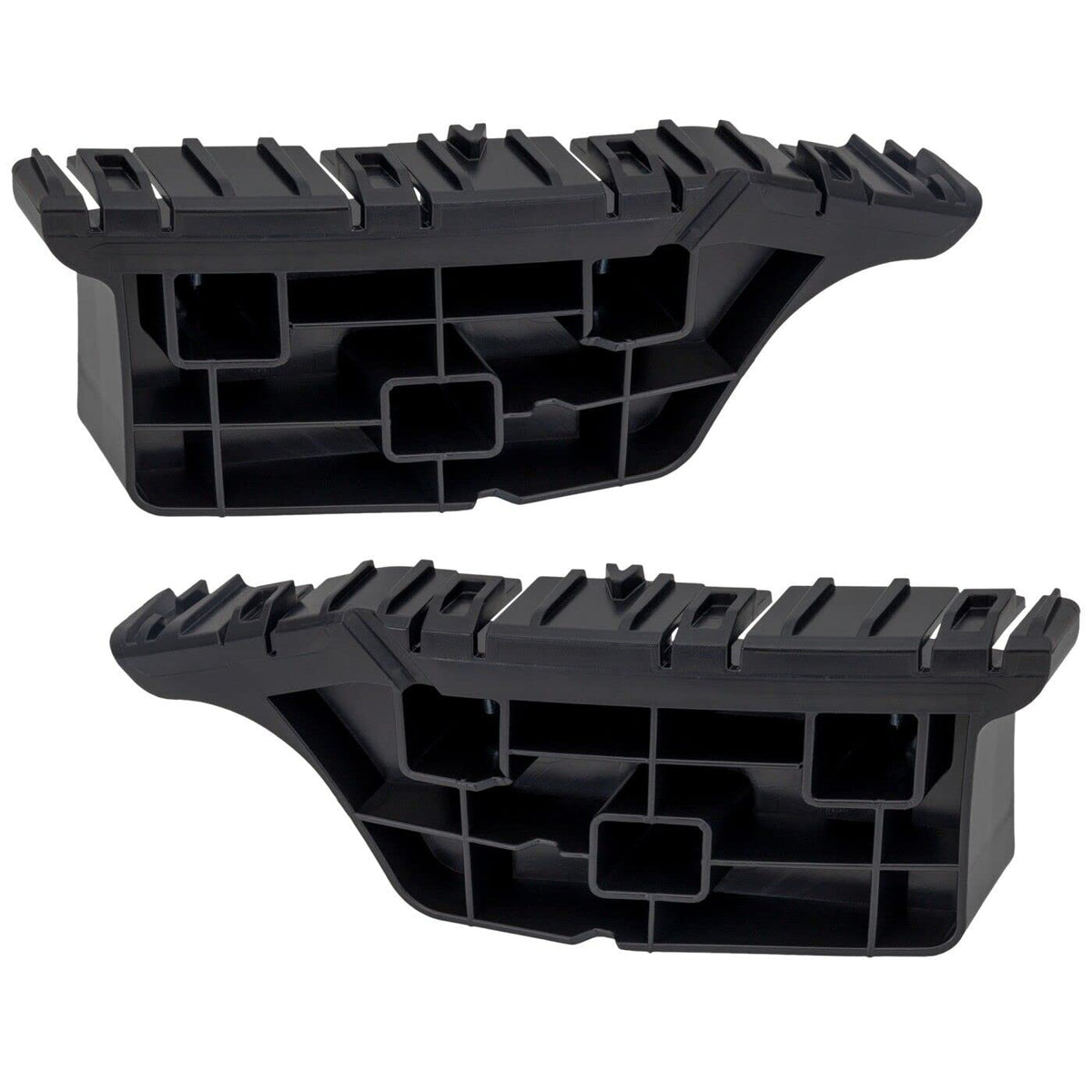 Front Left Driver & Right Passenger Side Pair Bumper Support Mounting Bracket Set of 2 Replacement For 2015-2020 Chevrolet Chevy Suburban Tahoe Bla...