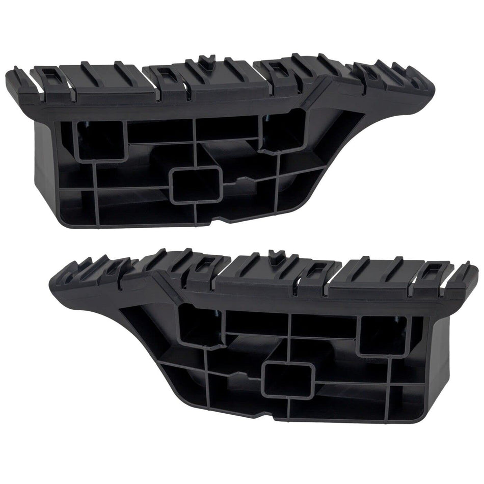 Front Left Driver & Right Passenger Side Pair Bumper Support Mounting Bracket Set of 2 Replacement For 2015-2020 Chevrolet Chevy Suburban Tahoe Bla...