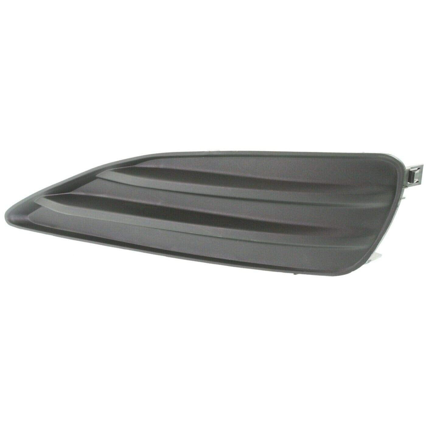 DAT AUTO PARTS Left Front Driver Side Fog Light Cover Replacement for 09-14 Toyota Matrix Black Textured TO1038126 5212802260