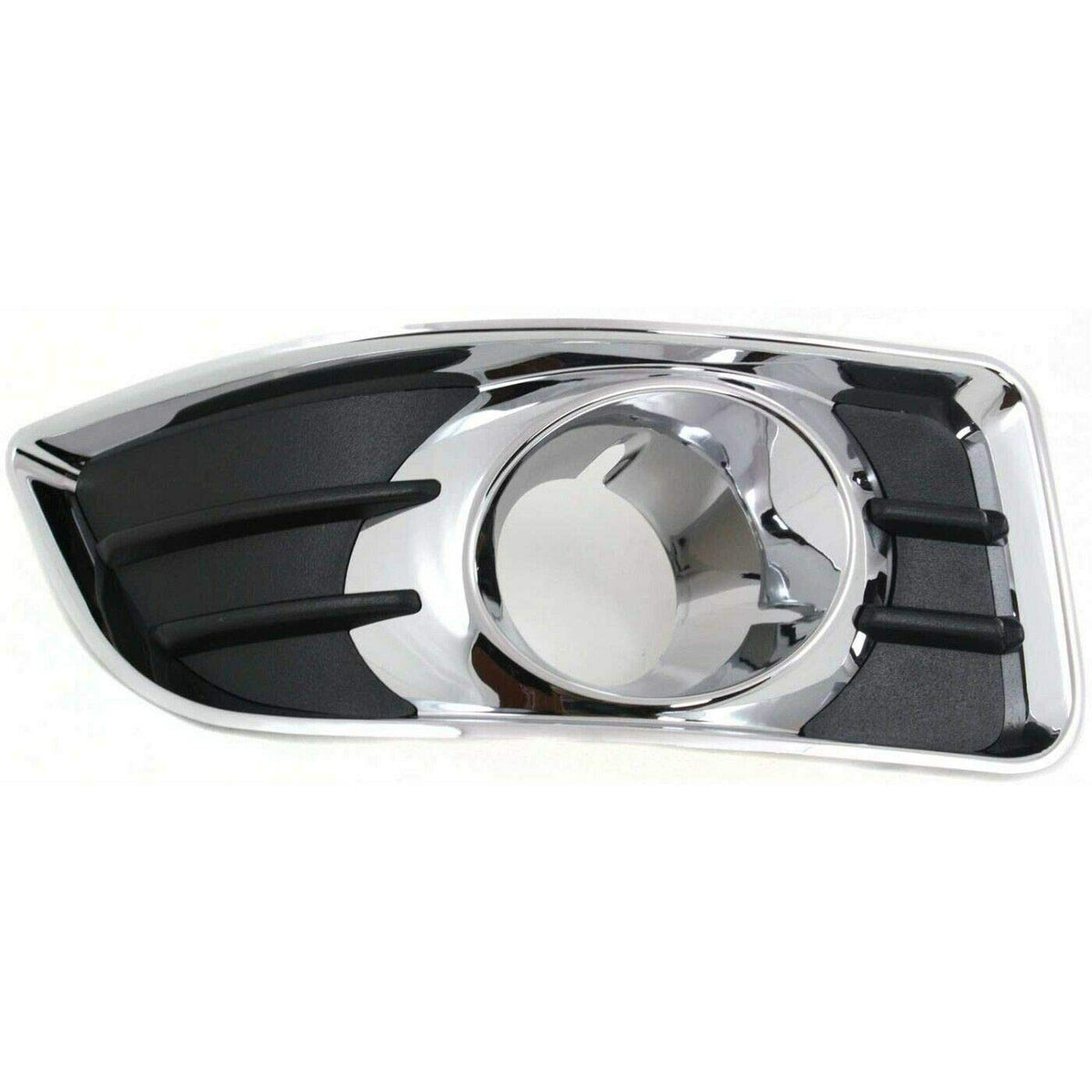 DAT AUTO PARTS Front Right Passenger Side Fog Light Hole Bezel Cover Molding Bumper Insert Replacement For 2006-2008 Chevrolet Malibu Textured Blac...