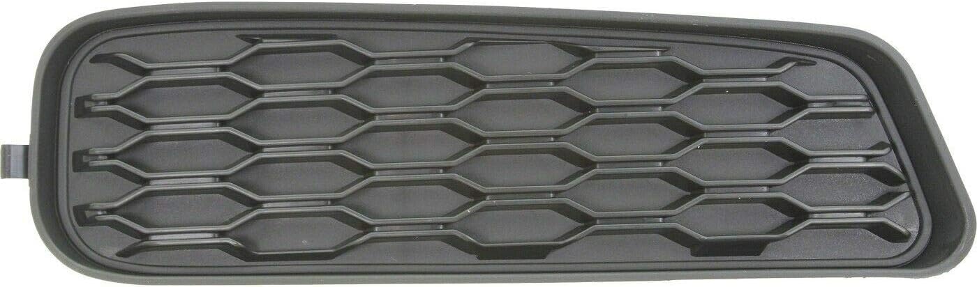 DAT AUTO PARTS Front Right Passenger Side Fog Light Hole Lamp Cover Grille Trim Bumper Insert Replacement For 2011 2012 2013 2014 Dodge Avenger Bla...