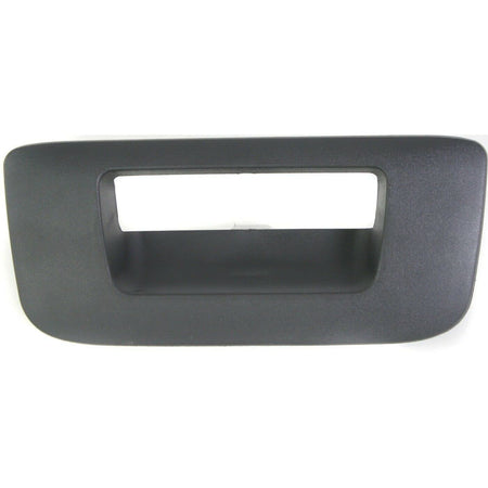 DAT AUTO PARTS Rear Outside Tailgate Liftgate Door Handle Cover Bezel Trim Replacement for 2007 - 2013 Chevrolet Silverado 1500 W/O Key Hole Black ...