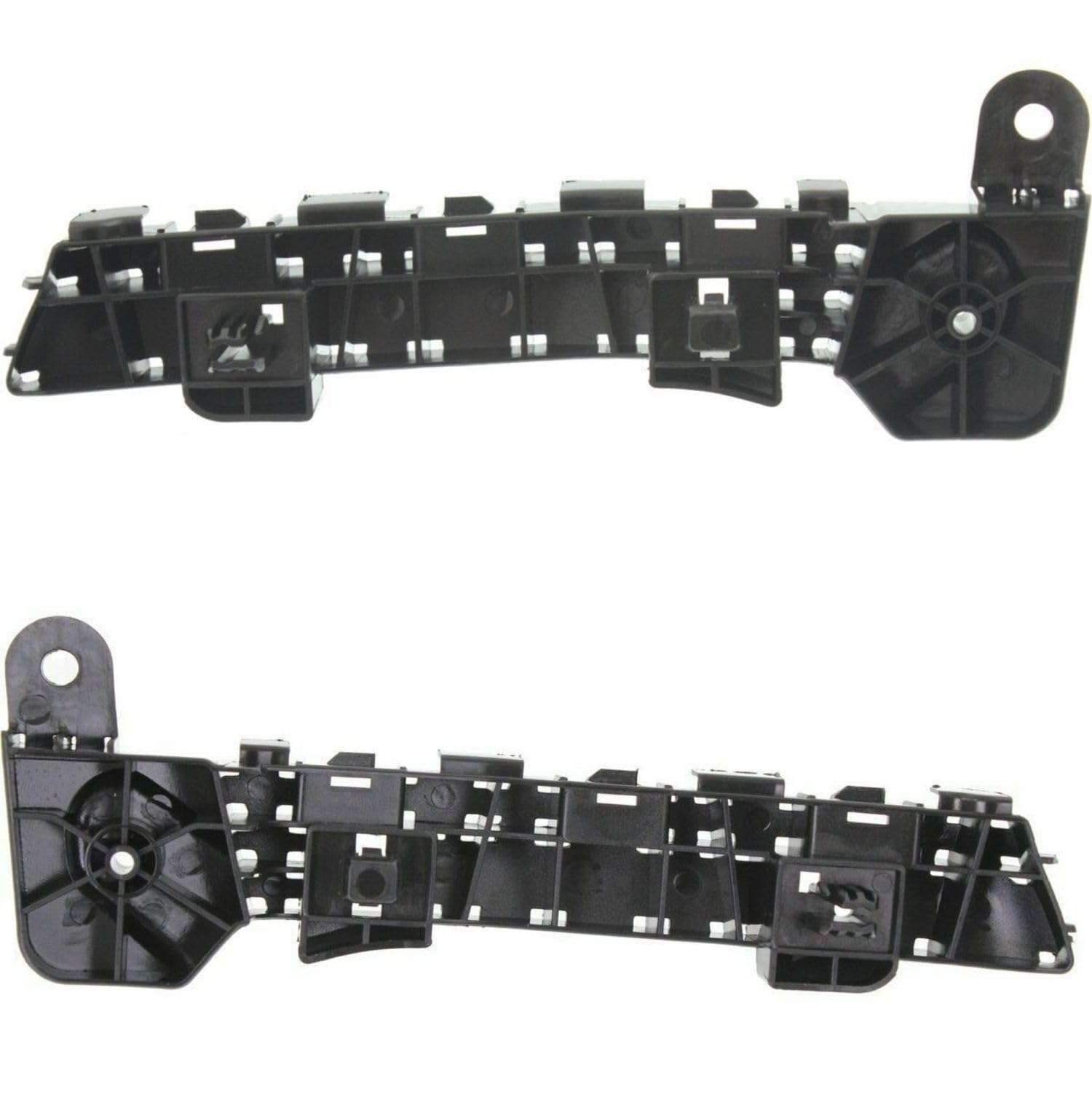 DAT AUTO PARTS Front Driver & Passenger Side, SET OF 2, Bumper Cover Support Bracket Mounting Retainer, For 2012-2016 Honda CRV, Black Textured Pla...
