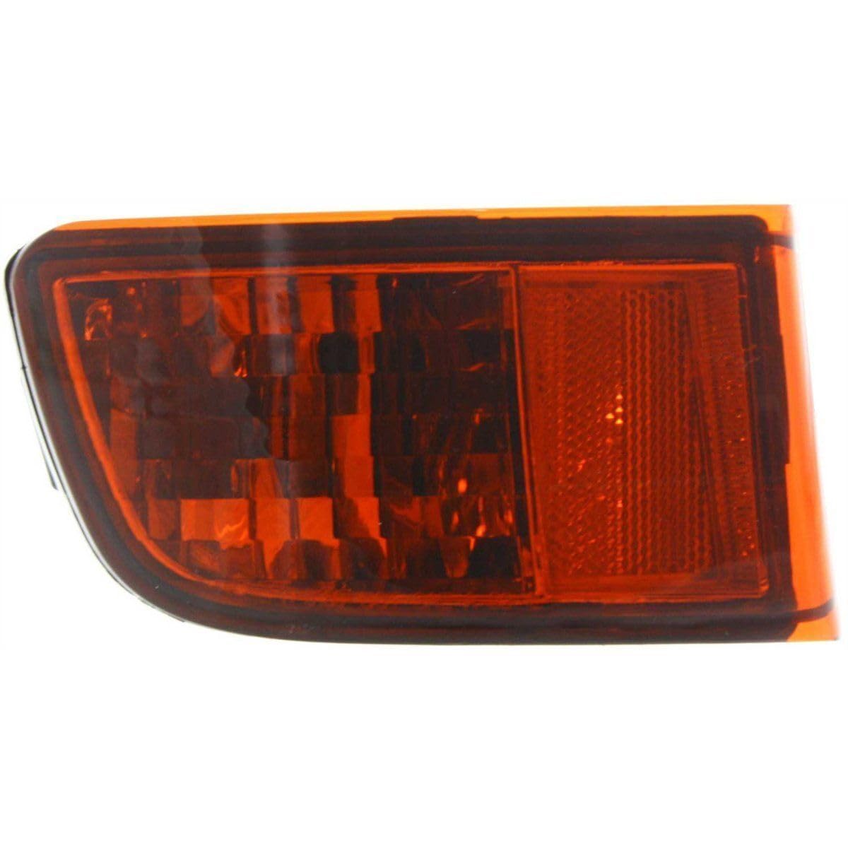 DAT AUTO PARTS Rear Left Driver Side Back Bumper Cover Reflector Lamp Marker Light Insert Replacement For 2003-2005 Toyota 4Runner Red Plastic Lens...