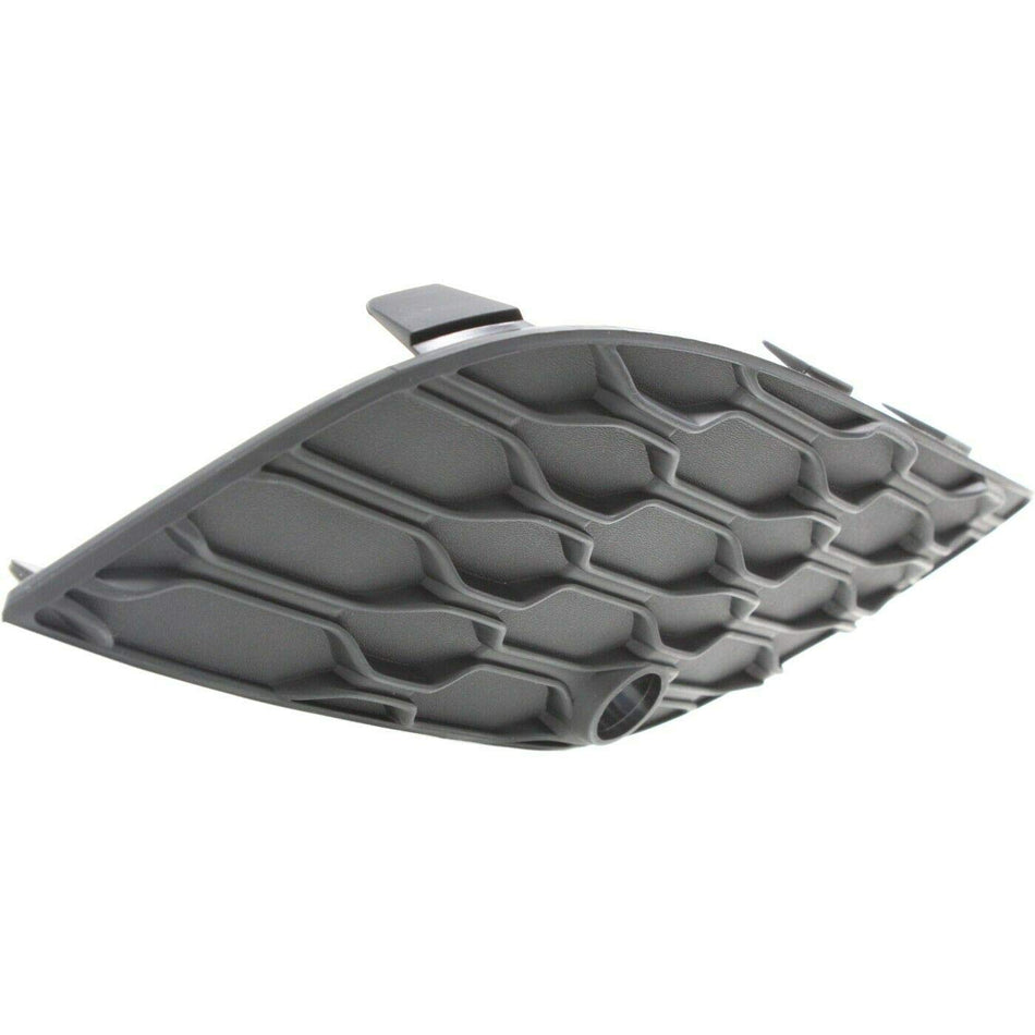 Bumper Fog Light Hole Cover Trim Fits 2017-2021 Jeep Grand Cherokee Front Passenger Side Textured Black CH1039185