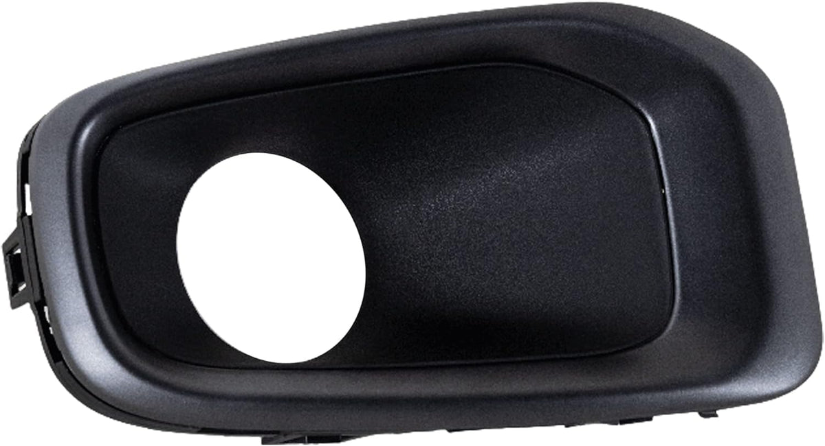DAT AUTO PARTS Front Right Passenger Side Bumper Fog Light Hole Cover Bezel Trim Insert Replacement For 2015 2016 2017 2018 Jeep Renegade Black Tex...