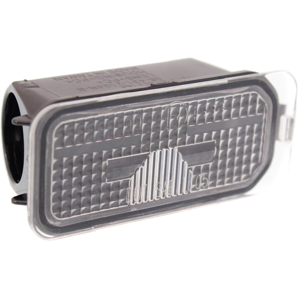 Rear Left Driver License Plate Light Lamp Housing, Fits 2015–2025 Ford Transit T-150/T-250/T-350 Cargo Van, 2014–2023 Transit Connect, 2019–2023 Ra...