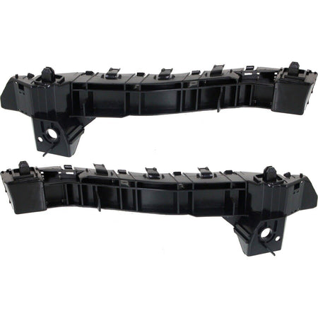 Front Driver & Passenger Set Of 2 Bumper Cover Support Bracket Mounting Retainer Fascia Reinforcement Brace Pair Replacement For 2009-2013 Subaru F...