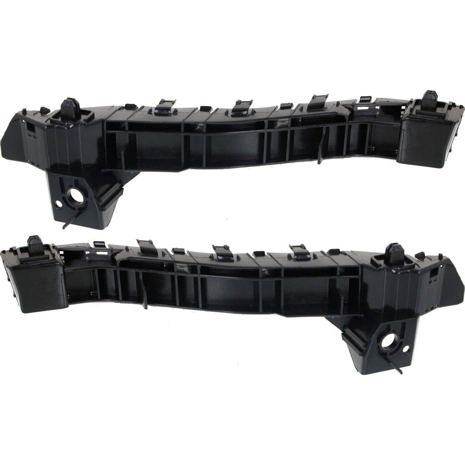 Front Driver & Passenger Set Of 2 Bumper Cover Support Bracket Mounting Retainer Fascia Reinforcement Brace Pair Replacement For 2009-2013 Subaru F...