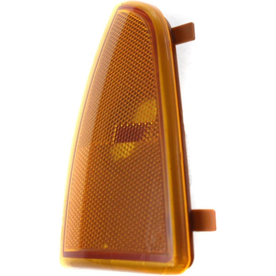 Front Driver Side Marker Parking Light Fits 1995-1997 Chevrolet S10 Blazer 1994-1997 S10 Pickup Amber Lens GM2550140 5976405