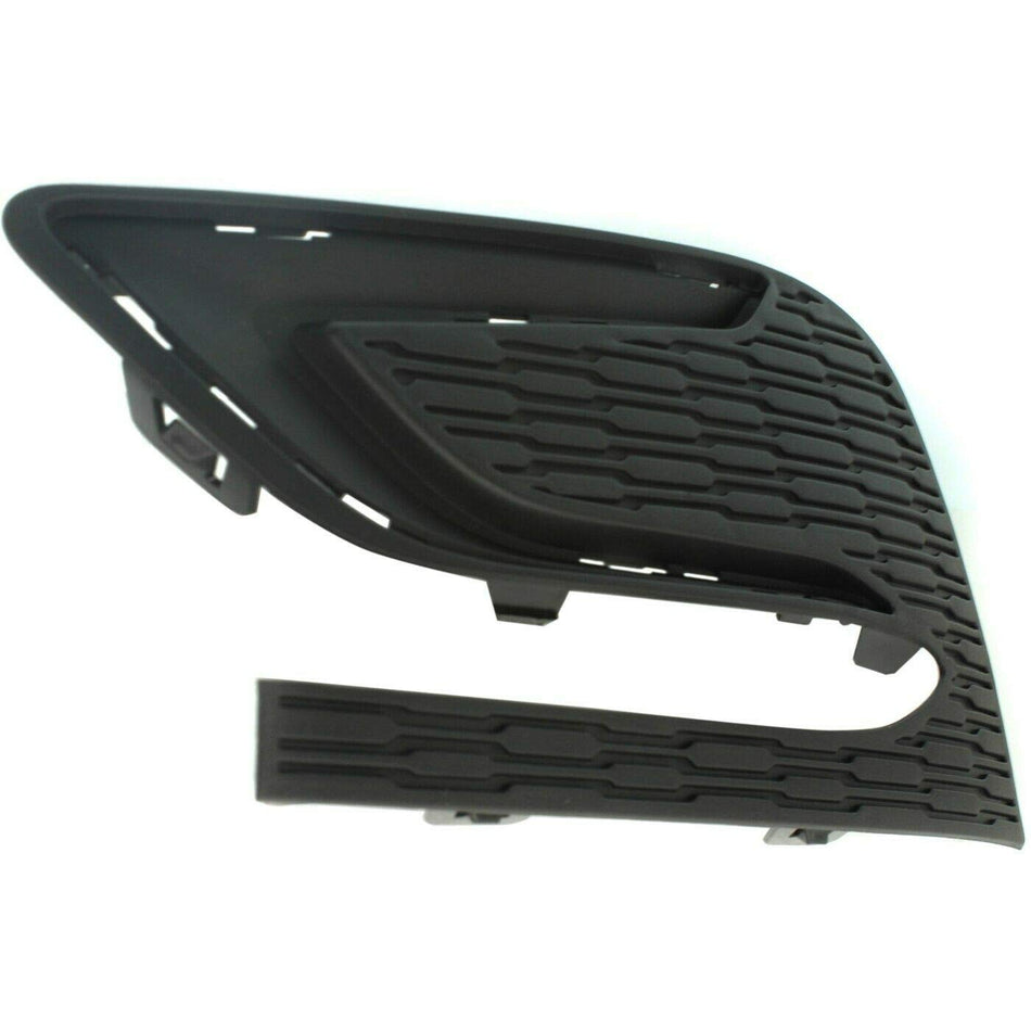 DAT AUTO PARTS Front Left Driver Side Fog Light Hole Cover Grille Trim Molding Bumper Insert Replacement For 2016-2018 Chevrolet Cruze Without RS P...