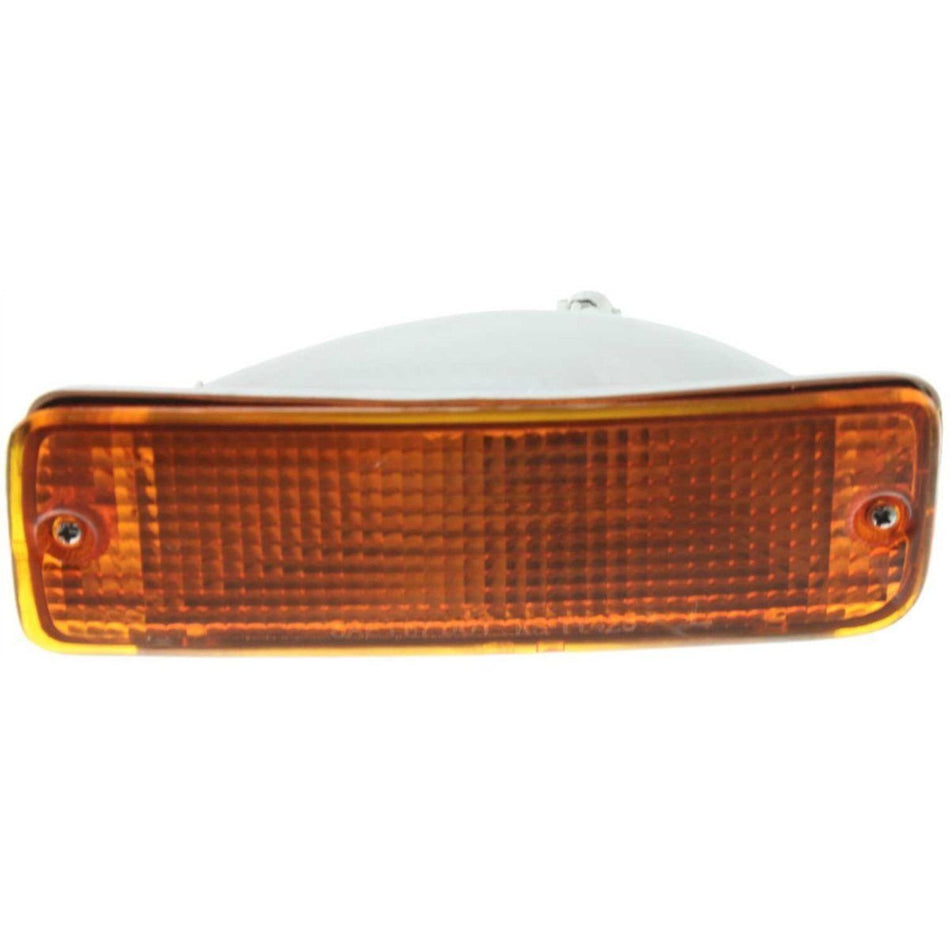DAT AUTO PARTS Front Left Driver Side Turn Signal Light Assembly Replacement For 1989 - 1995 Toyota Pickup Amber lens TO2520105 8152089134