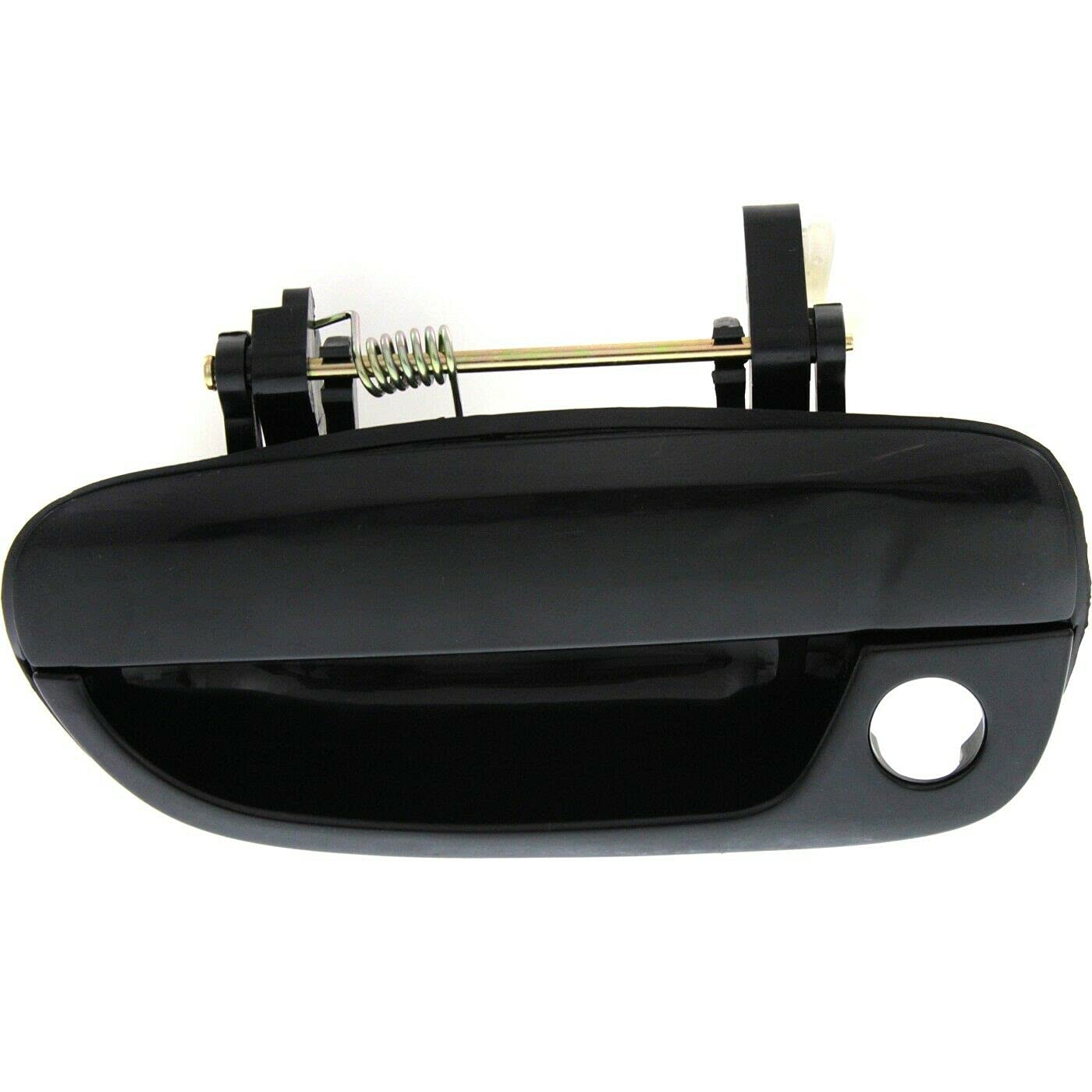DAT AUTO PARTS Outside Front Left Driver Side Exterior Door Handle Black Smooth Finish Replacement for 00 - 06 Hyundai Accent HY1310101 8265025000CA