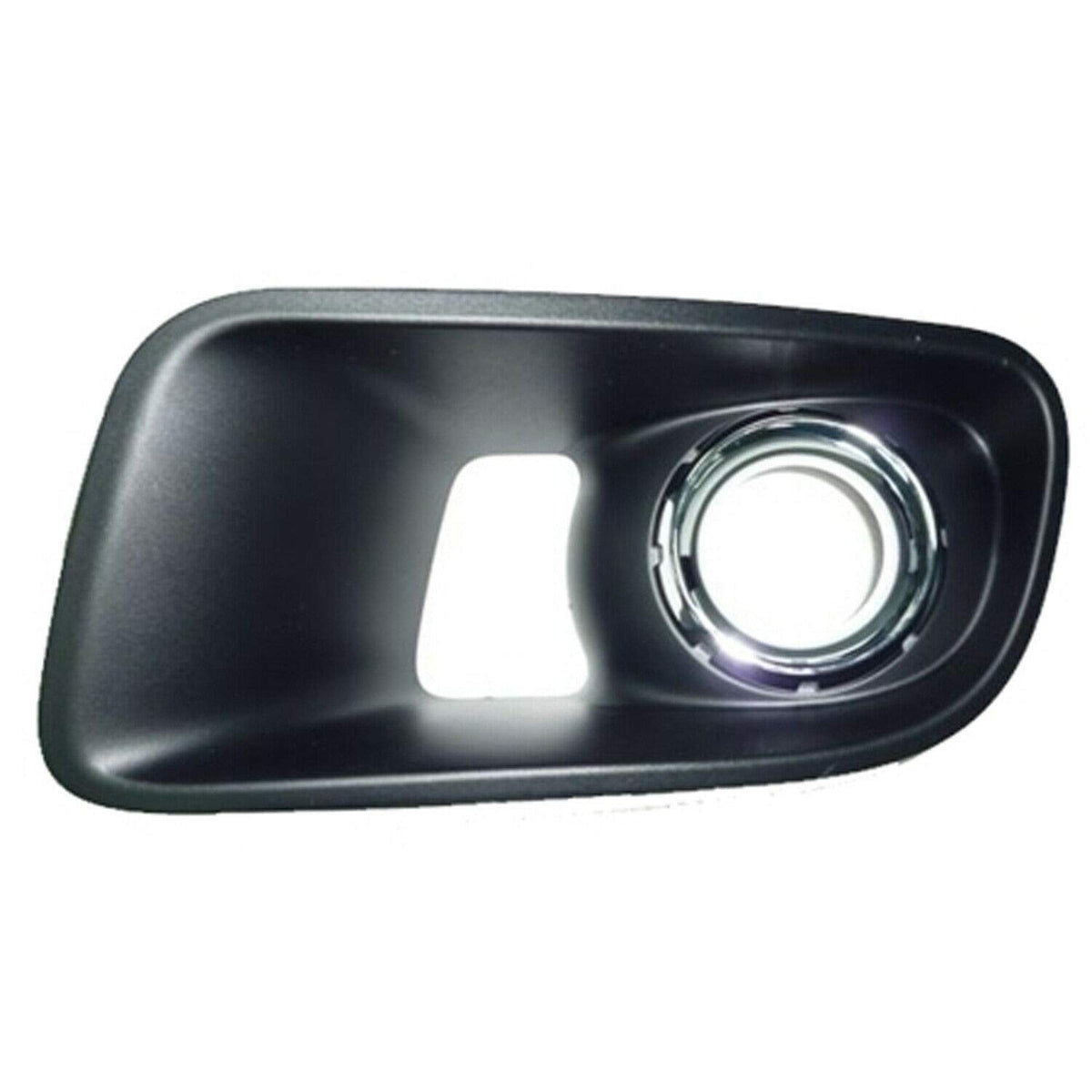 DAT AUTO PARTS Front Left Driver Side Bumper Fog Light Bezel Cover Trim Insert Replacement For 2012-2014 Dodge Charger SRT-8 Models Black Textured ...