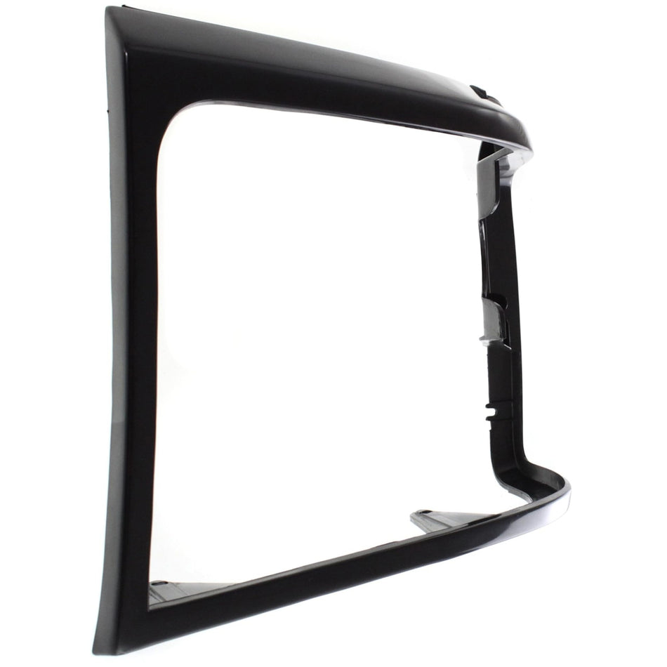 DAT AUTO PARTS Front Left Driver Side HeadLight Door Bezel Grille Trim, For 1992-1996 Ford Bronco, and 1997 Ford Pickup Heavyduty, Black/Paint To M...