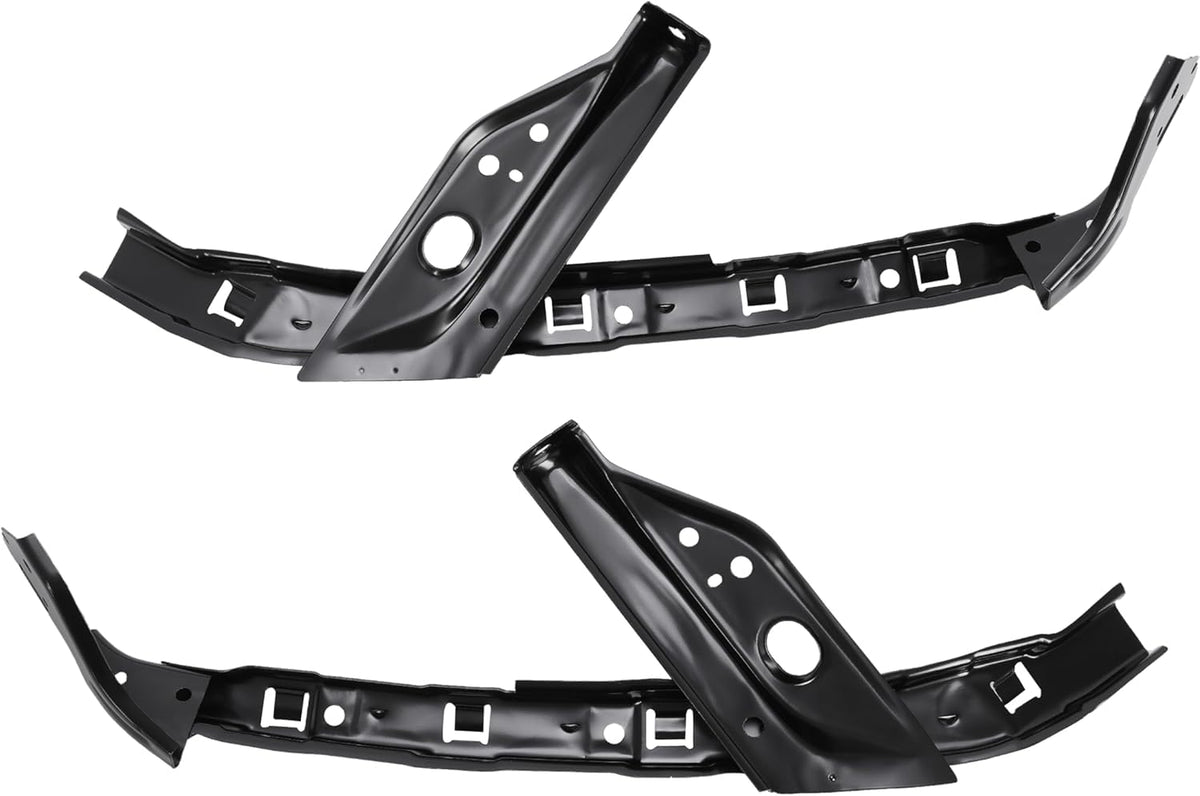 Front Left Driver & Right Passenger Set Of 2 Bumper Support Bracket Mounting Retainer Pair Replacement For 2012-2015 Honda Civic Sedan & Hybrid 201...