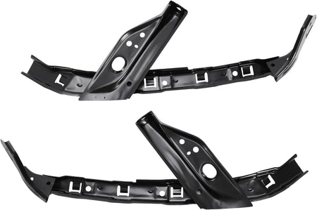 Front Left Driver & Right Passenger Set Of 2 Bumper Support Bracket Mounting Retainer Pair Replacement For 2012-2015 Honda Civic Sedan & Hybrid 201...