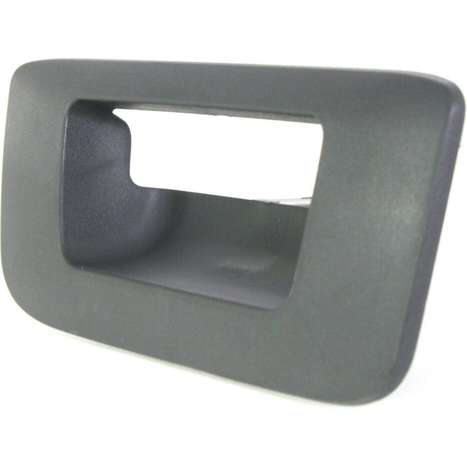 DAT AUTO PARTS Rear Outside Tailgate Liftgate Door Handle Cover Bezel Trim Replacement for 2007 - 2013 Chevrolet Silverado 1500 W/O Key Hole Black ...