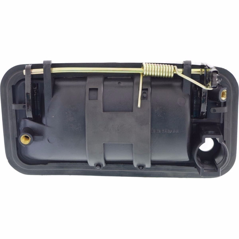 Front Passenger Side Exterior Door Handle Fits 1988-1994 Chevy GMC C K Pickup Blazer Black Smooth GM1323102