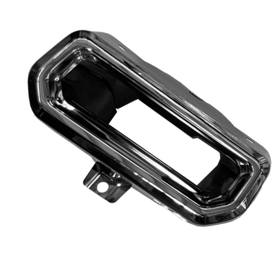 Rear Driver Side Bumper Cover Hole Trim, Fits 2019–2025 Chevy Silverado 1500 & 2022 1500 Limited, GMC Sierra 1500 & 2022 1500 Limited, Made of Whit...