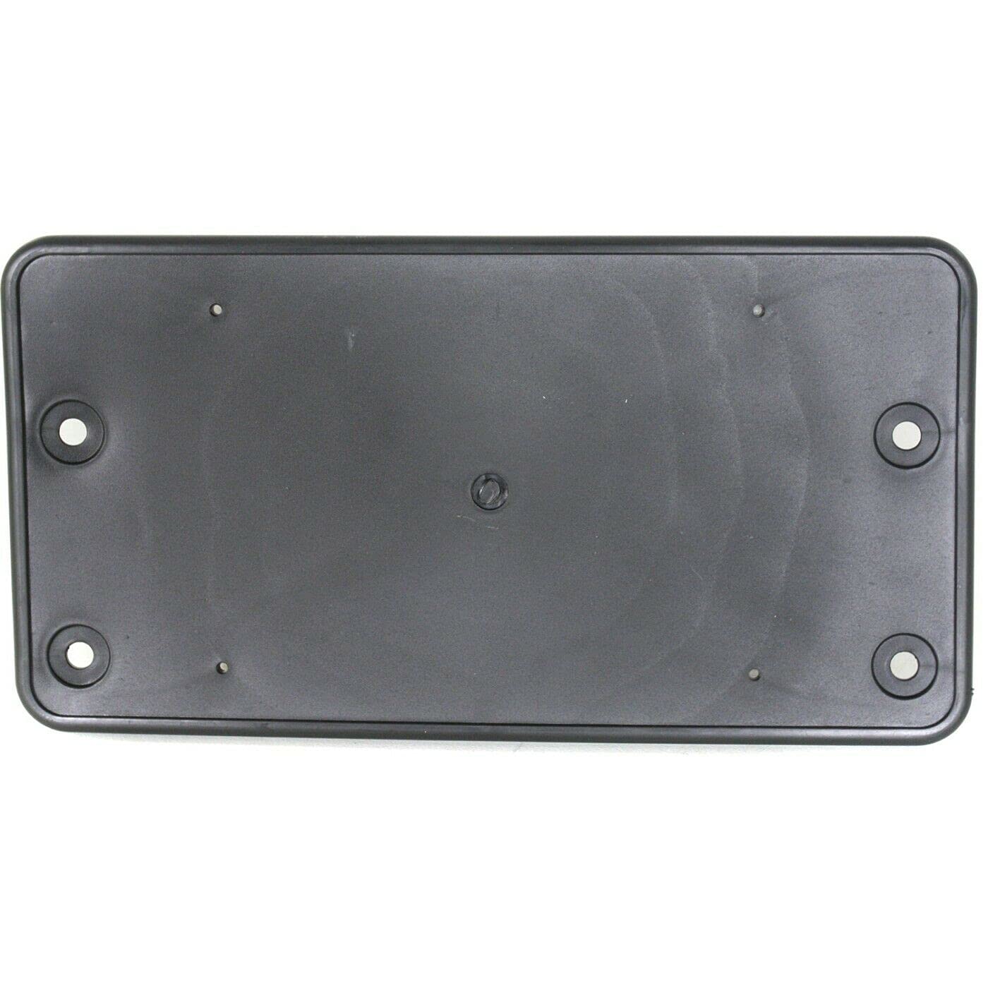DAT AUTO PARTS Front Bumper License Plate Frame Tag Mounting Bracket Holder Replacement for 2006-2010 Volkswagen Passat Black Textured Plastic VW10...