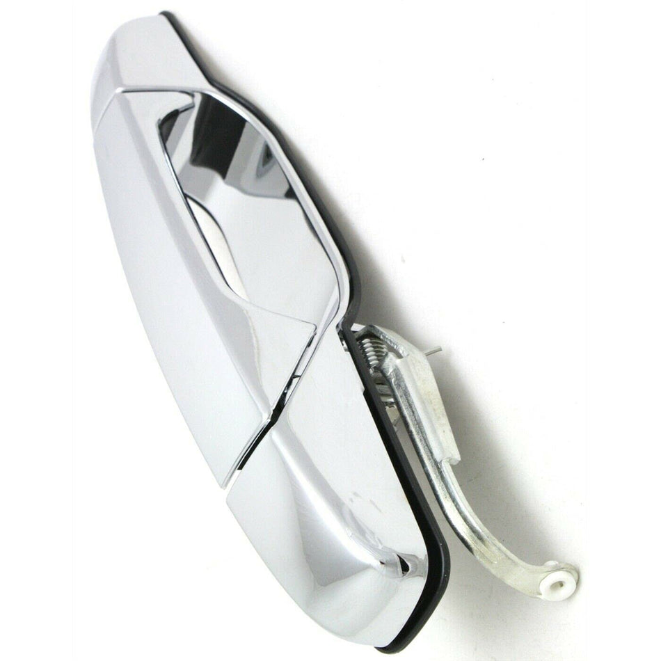 Rear Driver Side Exterior Door Handle Fits 2007-2014 Chevy Silverado Tahoe GMC Sierra Yukon Chrome GM1520130