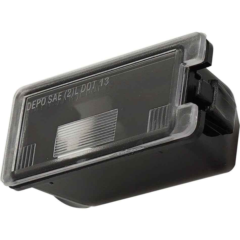 Rear Right Passenger Side License Plate Light Assembly, Fits 2015–2026 Ford Transit T-150/T-250/T-350/T-350HD, 2014–2023 Transit Connect, 2013–2024...