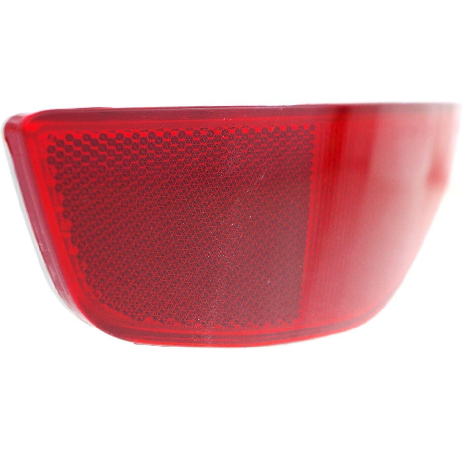 Rear Driver Side Bumper Reflector Fits 2011-2019 Ford Fiesta Red Lens FO1184107