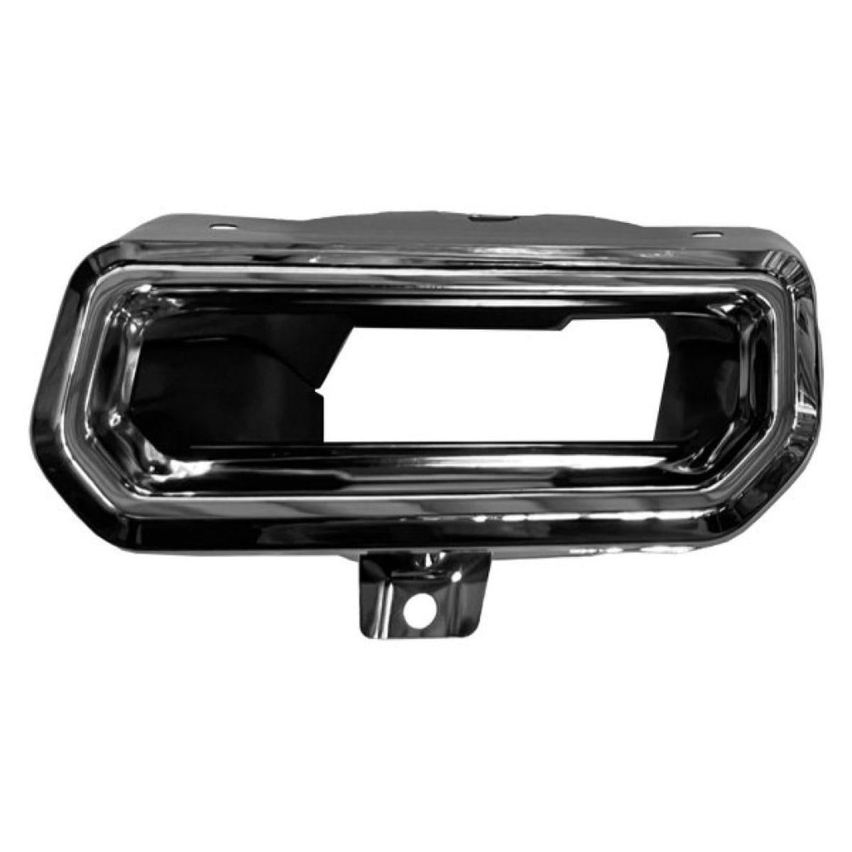 Rear Driver Side Bumper Cover Hole Trim, Fits 2019–2025 Chevy Silverado 1500 & 2022 1500 Limited, GMC Sierra 1500 & 2022 1500 Limited, Made of Whit...