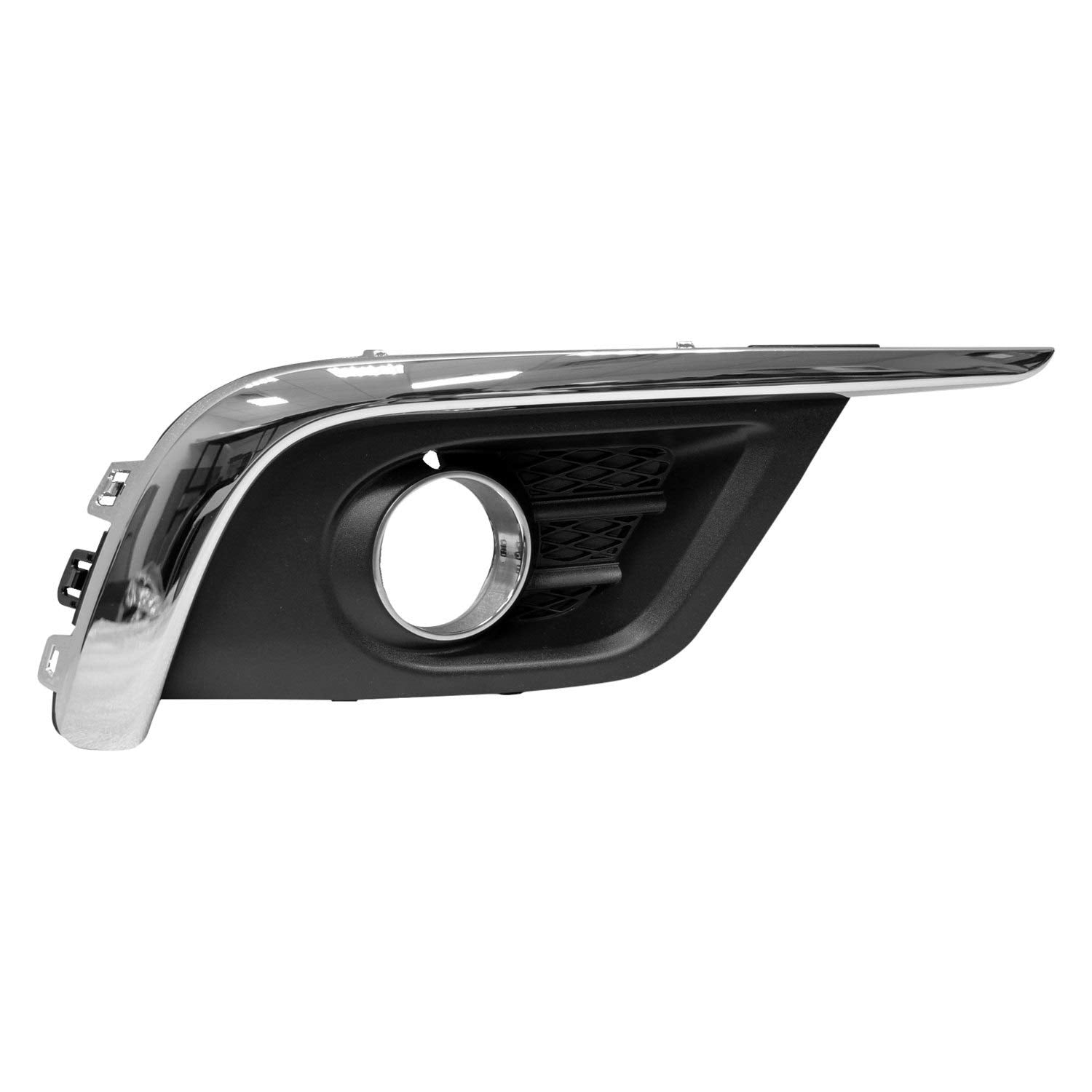 DAT AUTO PARTS Front Right Passenger Side Fog Light Bezel Cover Molding Bumper Insert Replacement for 2016 2017 2018 Buick Envision Black Textured ...
