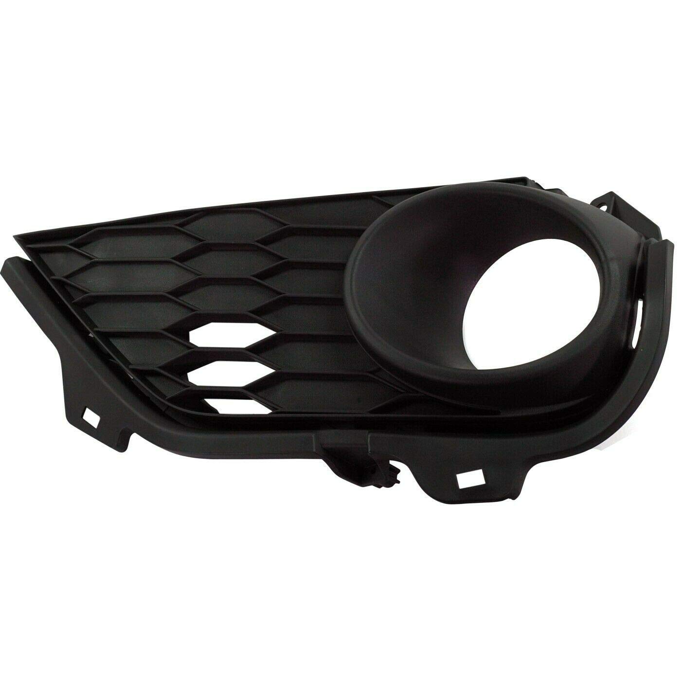DAT AUTO PARTS Front Left Driver Side Fog Light Bezel Lamp Hole Cover Grille Bumper Insert Replacement For 2019-2022 Honda Pilot Without Park Assis...