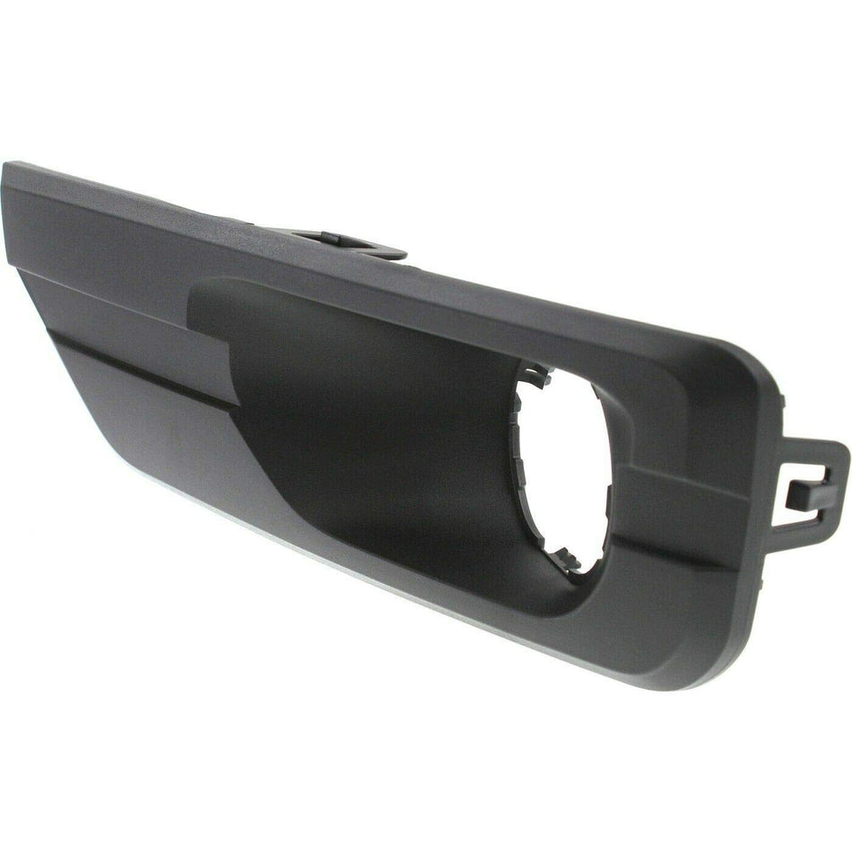 DAT AUTO PARTS Front Left Driver Side Fog Light Hole Bezel Cover Trim Molding Bumper Insert Replacement For 2013-2016 GMC Acadia Denali Black Textu...