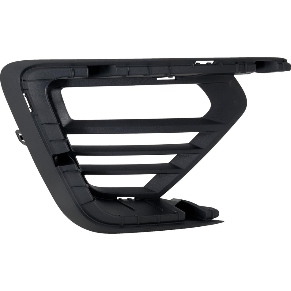 Front Right Side Bumper Cover Molding Bezel, Fits 2018-2021 Ford Expedition & Expedition Max Models, With Outer Molding Slots, Textured Black Plast...